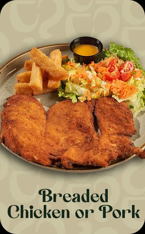 Breaded Chicken or Pork